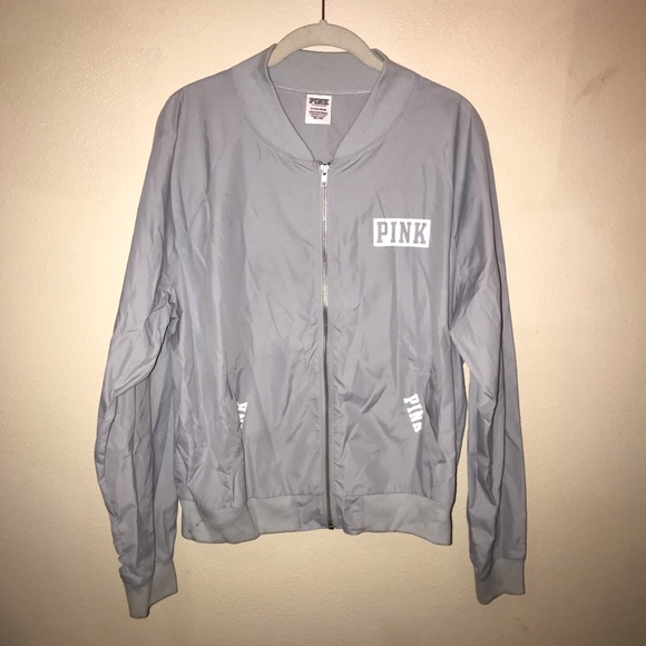 PINK Victoria's Secret Jackets & Blazers - SOLD‼️ Light Blue PINK windbreaker
